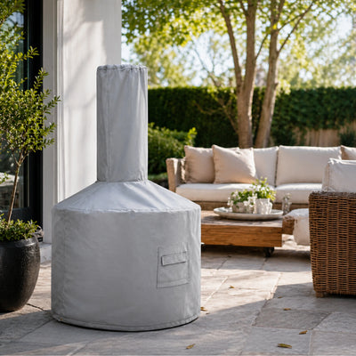 Custom Modern Chiminea Covers - alternate view