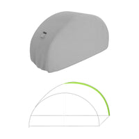 Custom Semi-Circle Covers - front view