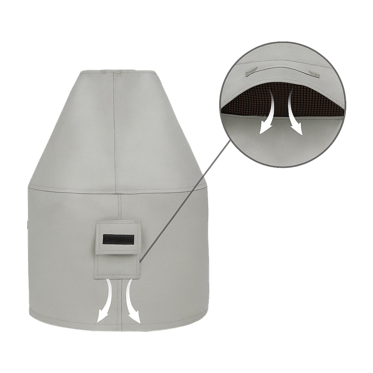 Custom Traditional Round Chiminea Covers