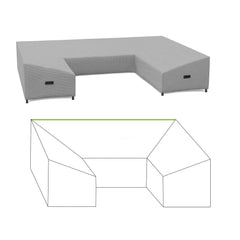 Custom U Shape Slanted Covers