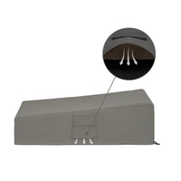 Custom Double Chaise Daybed Cover - detail view