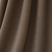 Sunbrella Canvas Mink Brown Curtain