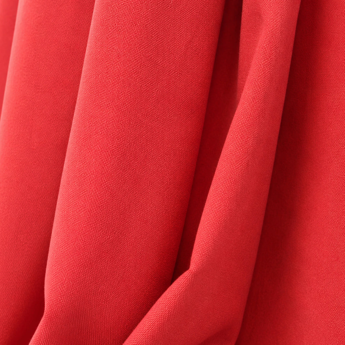 Sunbrella Canvas Logo Red Curtain