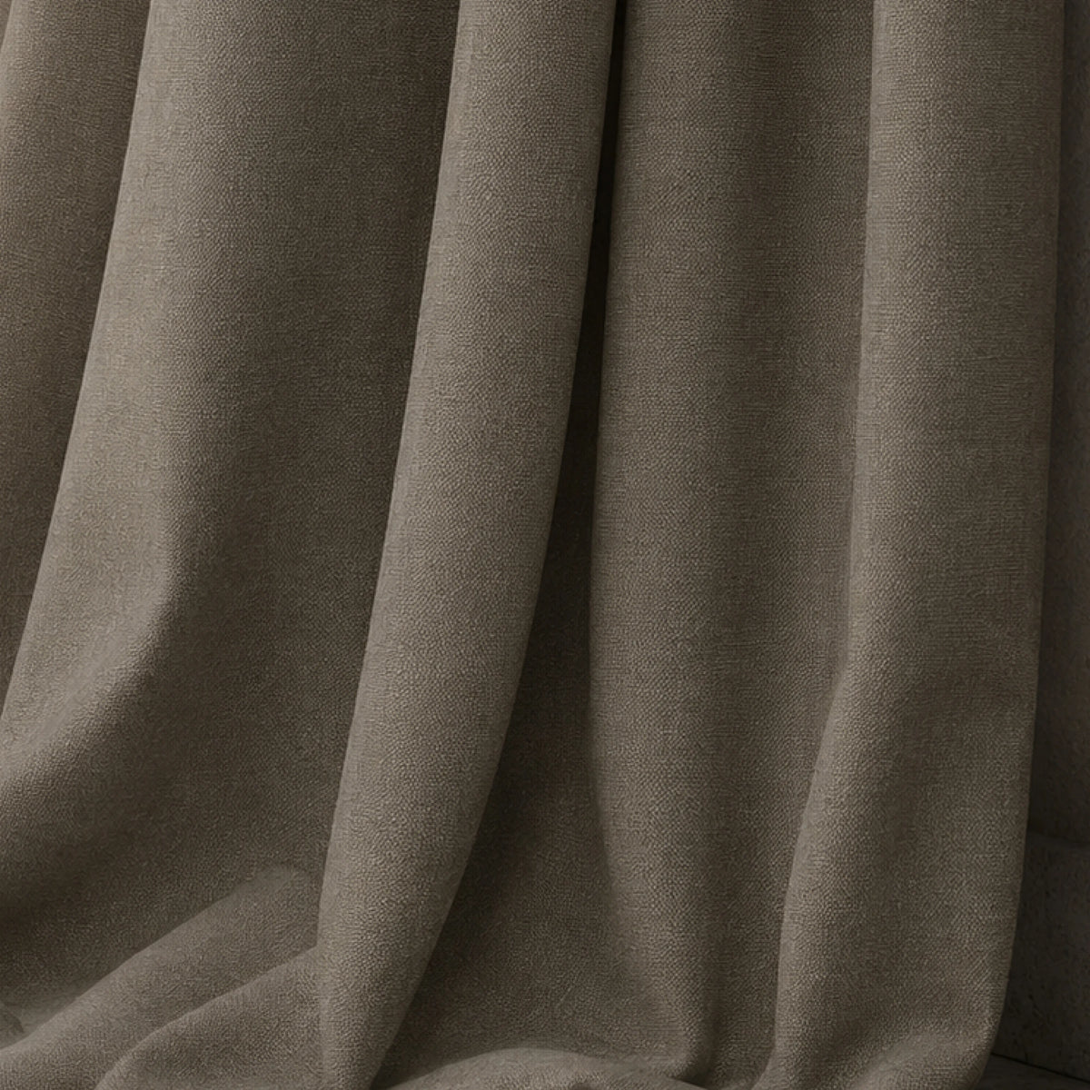 Sunbrella Canvas Taupe Curtain