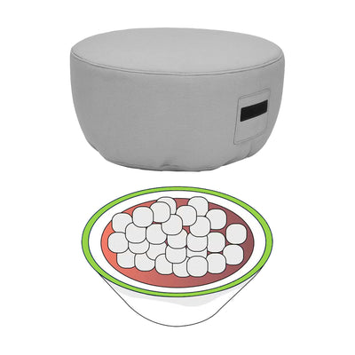 Custom Fire Bowl Cover - Style 1