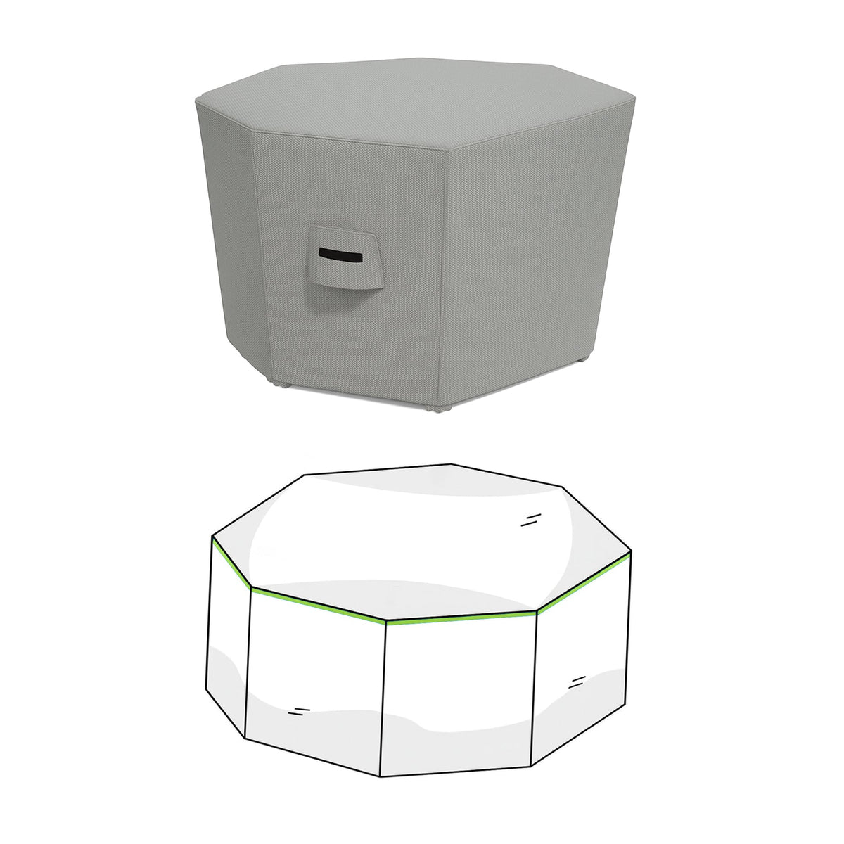 Custom Octagonal Covers - custom fit protective cover