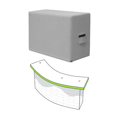 Custom Curved Bar Island Cover