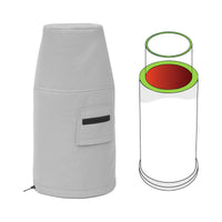 Custom Fire Column Cover - Style 6 - custom fit protective cover