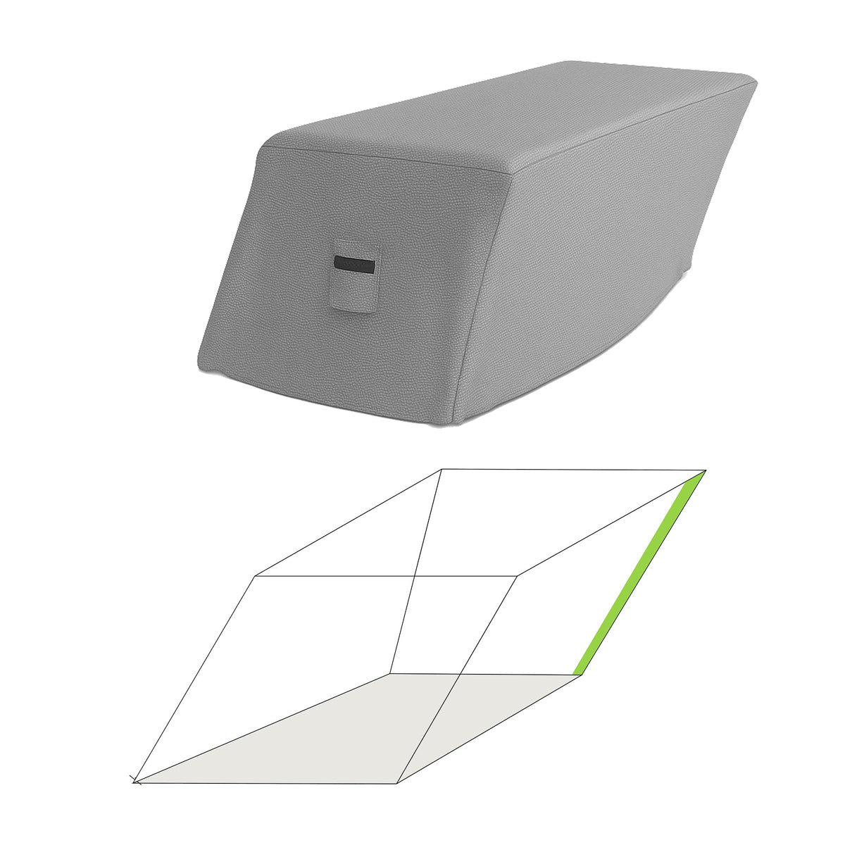 Custom Slanted Rectangular Covers