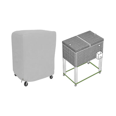 Custom Outdoor Cooler Cart Cover