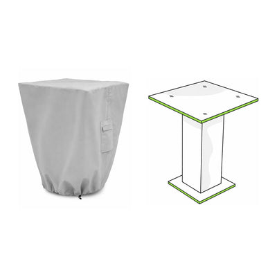 Custom Pedestal Bar Table Cover - Style 1