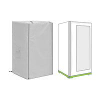Custom Outdoor Sauna Cover - custom fit protective cover