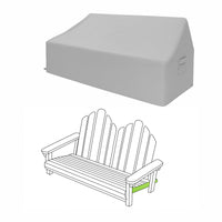 Custom Adirondack Settee Cover - custom fit protective cover