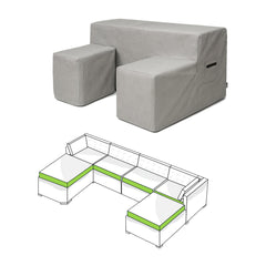 Custom U shaped Couch Covers - Style 2