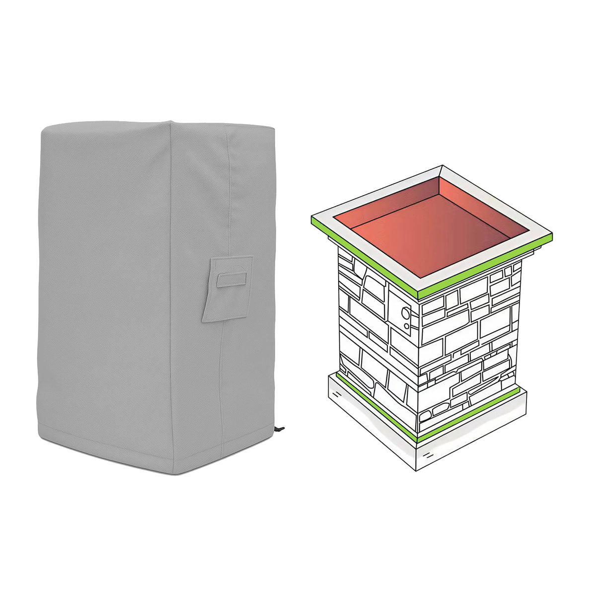 Custom Fire Column Cover - Style 1