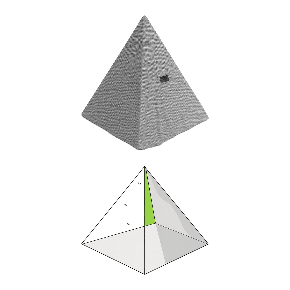 Custom Pyramid Covers - custom fit protective cover