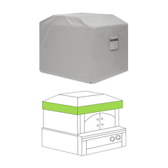 Custom Dual Door Pizza Oven Cover