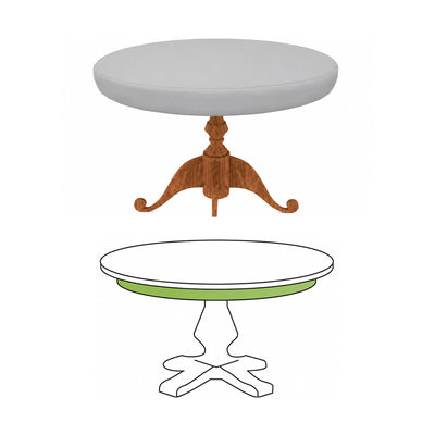 Custom Round Table Top Cover