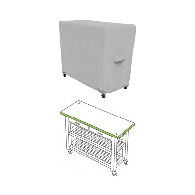 Custom Kitchen Island Cart Cover