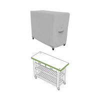 Custom Kitchen Island Cart Cover