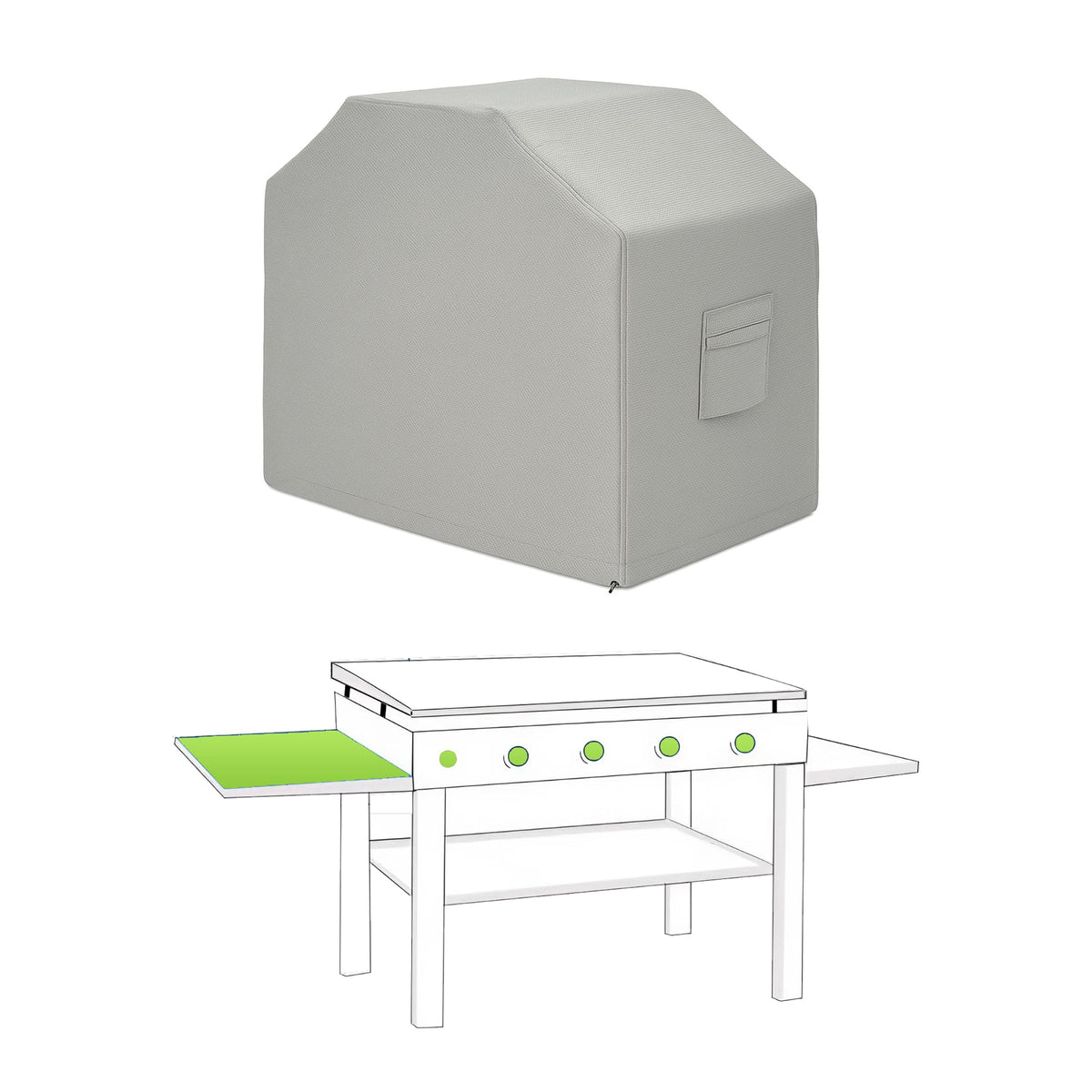 Custom Griddle Cover - Style 1