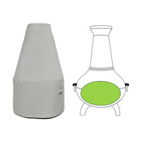 Custom Antique Bronze Chiminea Cover