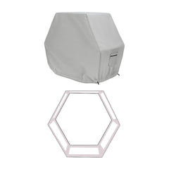 Custom Hexagonal Firewood Rack Cover