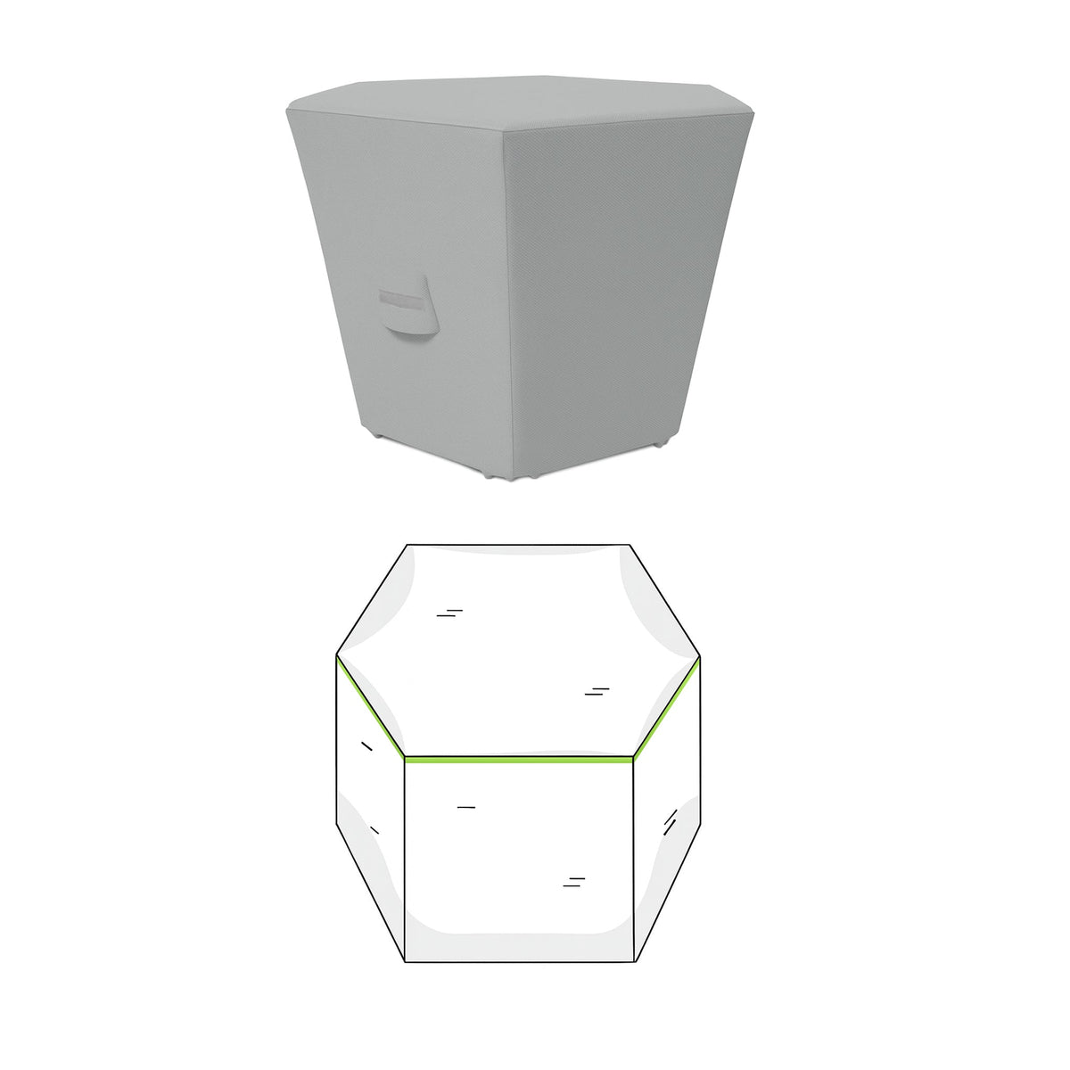 Custom Hexagonal Covers - custom fit protective cover