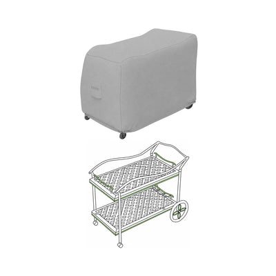 Custom Wheeled Beverage Serving Cart Cover