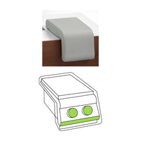 Custom Side Burner Cover - custom fit protective cover