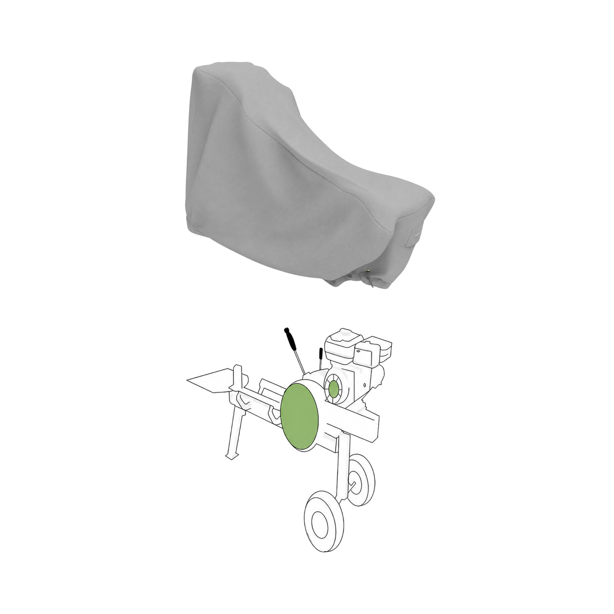 Custom Log Splitter Covers - Kinetic Gas Log Splitter