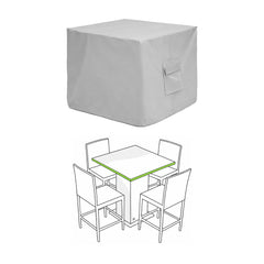 Custom Square / Rectangle Dining Table Chair Set Cover – Style 5