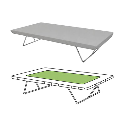Custom Rectangular / Square Trampoline Cover - alternate view