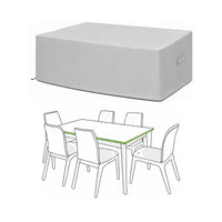 Custom Square/Rectangle Dining Table Chair Set Cover - Style 1