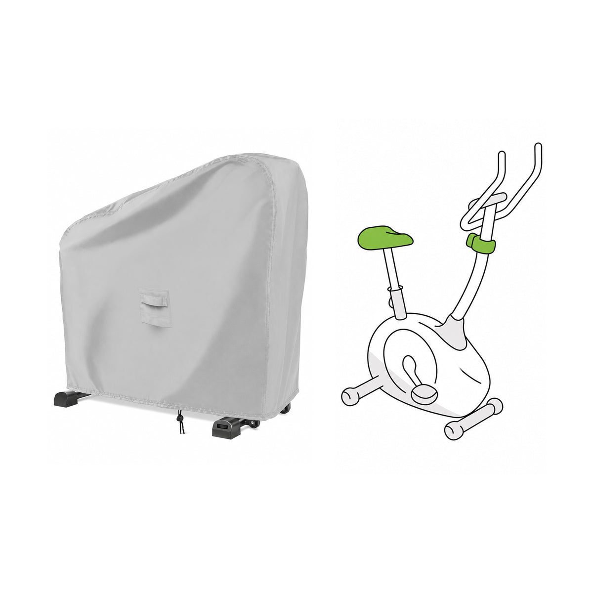 Custom Stationary Exercise Bike Covers