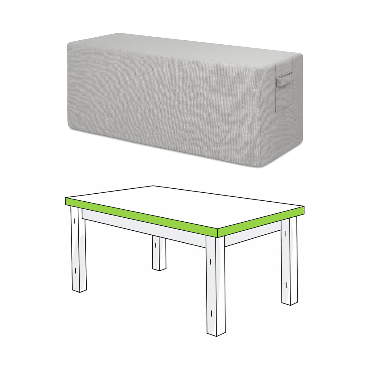 Custom Square/Rectangle Accent Table Cover