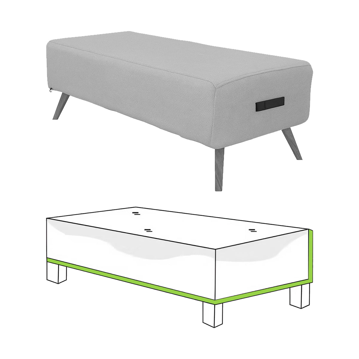 Custom Air Hockey Table Covers - custom fit protective cover - view 2