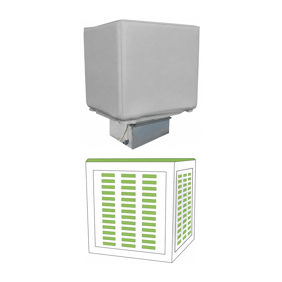 Custom Swamp Cooler Covers - Downdraft
