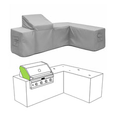 Custom L Shape Island Kitchen Cover - Left