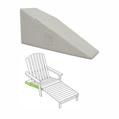 Custom Adirondack Footrest Chair Cover