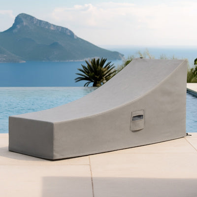 Custom Wheeled Chaise Lounge Cover - alternate view