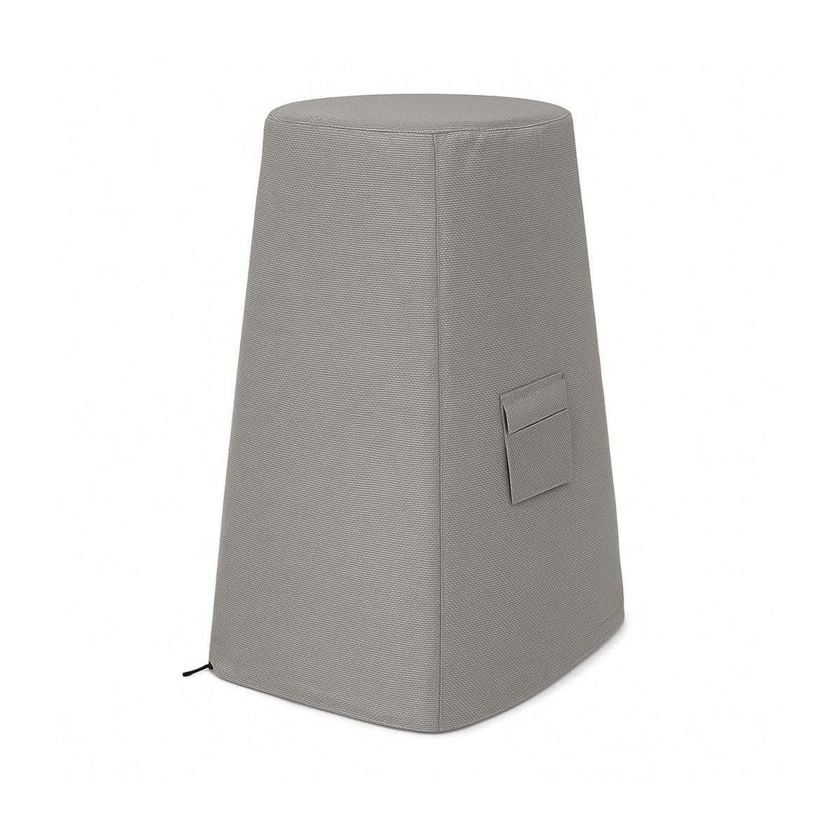 Custom Round Bar Stool Cover - front view - view 3