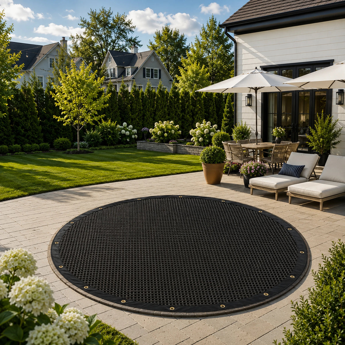 Custom Mesh Tarps - Round