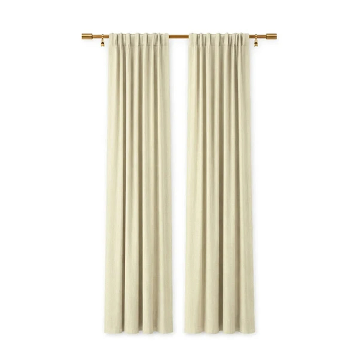 Sunbrella Canvas Birds Eye Curtain