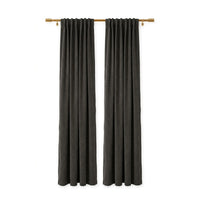 Sunbrella Canvas Coal Curtain