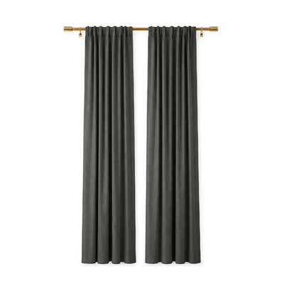 Sunbrella Canvas Flanelle Curtain - alternate view