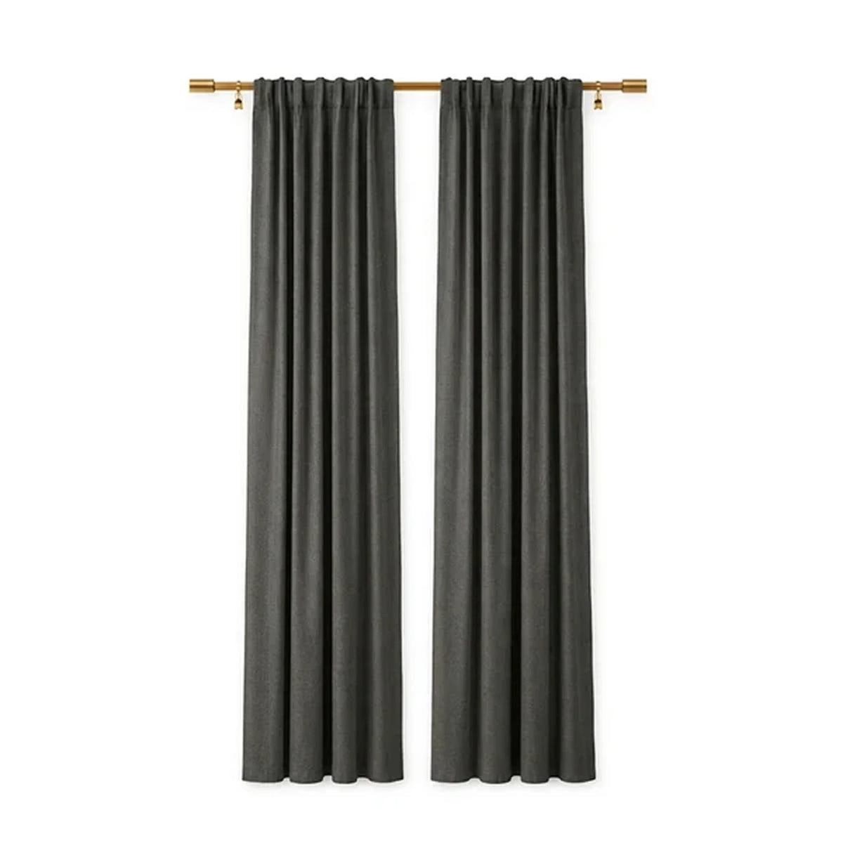 Sunbrella Canvas Flanelle Curtain