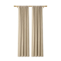 Sunbrella Canvas Flax Curtain