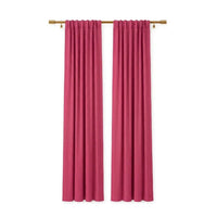 Sunbrella Canvas Hot Pink Curtain