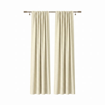 Sunbrella Canvas Lin Curtain - alternate view